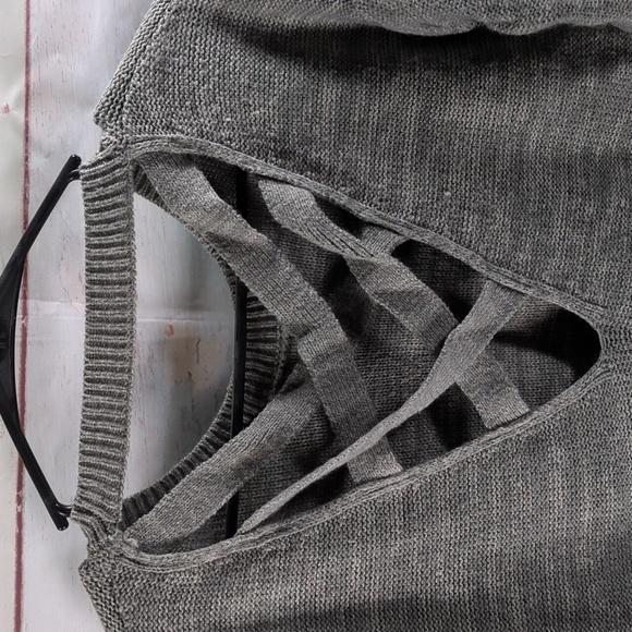 Love by design Gray Sweater - Picture 3 of 5